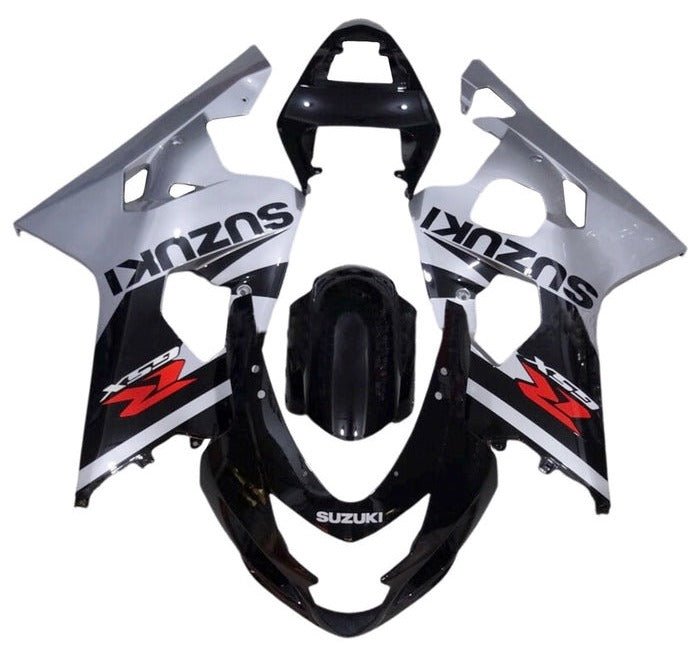 Suzuki GSXR750 Fairings (2004-2005) Black, Gray, Red at KingsMotorcycleFairings.com