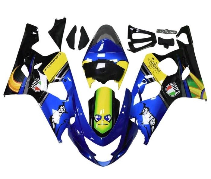 Suzuki GSXR750 Fairings (2004-2005) Blue Creature at KingsMotorcycleFairings.com