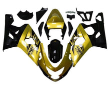 Suzuki GSXR750 Fairings (2004-2005) Gold, Black at KingsMotorcycleFairings.com