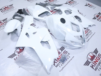 Suzuki GSXR750 Fairings (2004-2005) White Gloss at KingsMotorcycleFairings.com