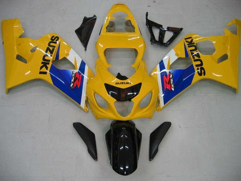 Suzuki GSXR750 Fairings (2004-2005) Yellow, Black, Blue, White, Red at KingsMotorcycleFairings.com