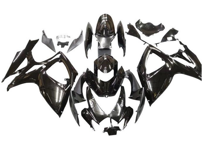 Suzuki GSXR 750 Fairings (2006-2007) All Black at KingsMotorcycleFairings.com