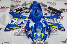 Suzuki GSXR750 Fairings (2006-2007) Blue, White, Neon Yellow at KingsMotorcycleFairings.com