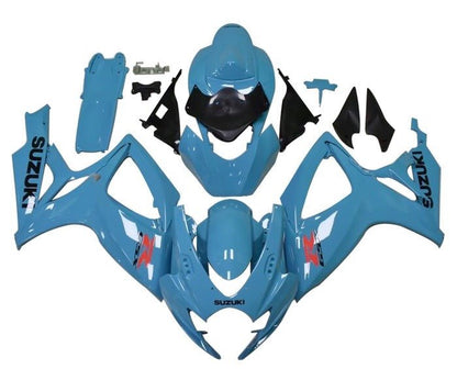 Suzuki GSXR 750 Fairings (2006-2007) Light Blue at KingsMotorcycleFairings.com