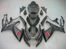 Suzuki GSXR 750 Fairings (2006-2007) Matte Black, White, Red at KingsMotorcycleFairings.com