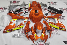 Suzuki GSX-R750 Fairings (2006-2007) Orange, White, Neon Yellow from KingsMotorcycleFairings.com