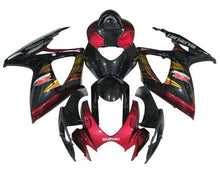 Suzuki GSXR 750 Fairings (2006-2007) Red, Black, Gold at KingsMotorcycleFairings.com