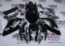 Suzuki GSXR750 Fairings (2006-2007) Silver Metallic, Black, White at KingsMotorcycleFairings.com