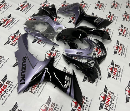 Suzuki GSXR 750 Fairings (2011-2023) Black, Gray at KingsMotorcycleFairings.com