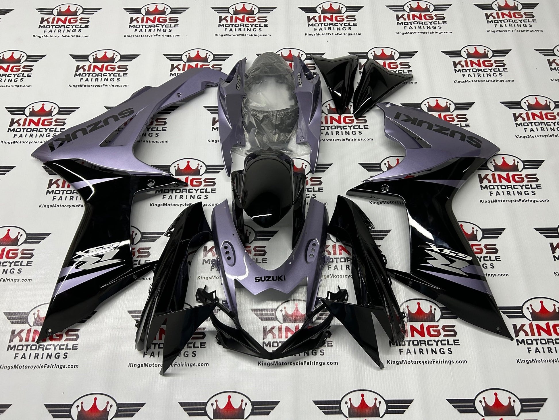 Suzuki GSXR750 Fairings (2025-2026) Black, Gray at KingsMotorcycleFairings.com