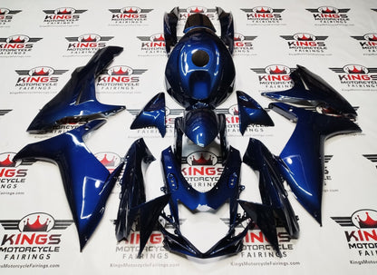 Suzuki GSXR750 Fairings (2025-2026) Blue Faux Carbon Fiber at KingsMotorcycleFairings.com