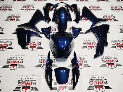 Suzuki GSXR750 Fairings (2025-2026) Blue Faux Carbon Fiber from KingsMotorcycleFairings.com