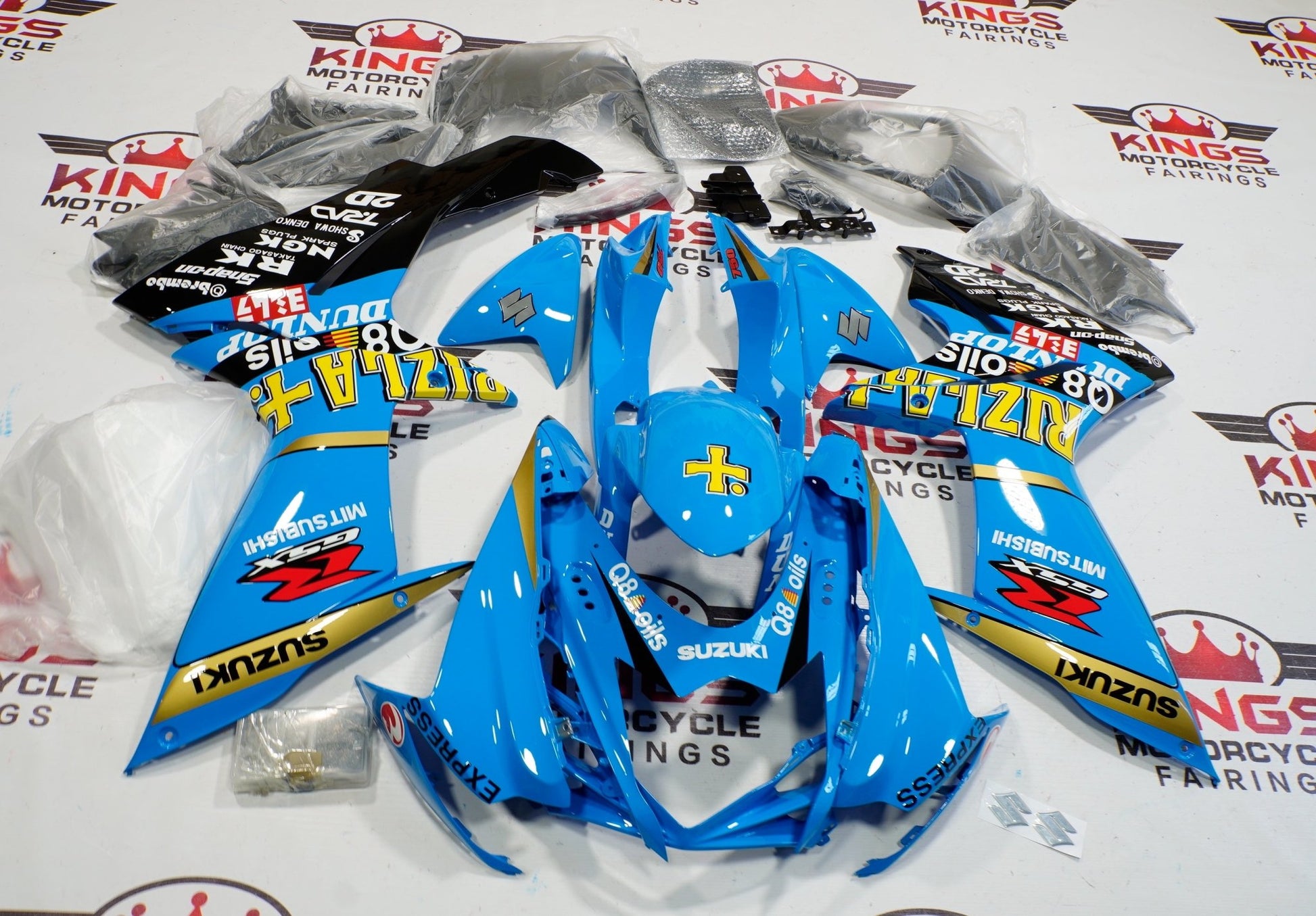 Suzuki GSXR750 Fairings (2025-2026) Blue Rizla at KingsMotorcycleFairings.com