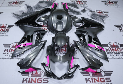 Suzuki GSXR750 Fairings (2025-2026) Gray, Black, Pink at KingsMotorcycleFairings.com