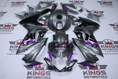 Suzuki GSXR750 Fairings (2025-2026) Gray, Purple, Black at KingsMotorcycleFairings.com