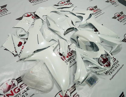 Suzuki GSXR750 (2011-2023) White Fairings at KingsMotorcycleFairings.com