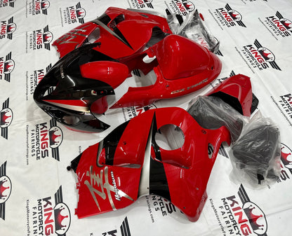 Suzuki Hayabusa Fairing Set (1999-2007) Red, Black, Silver at KingsMotorcycleFairings.com