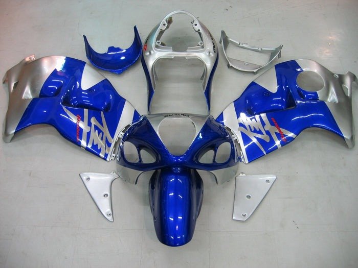 Suzuki Hayabusa Fairings (1999-2007) Blue, Silver, Red at KingsMotorcycleFairings.com