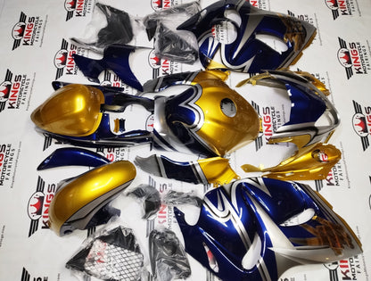 Suzuki Hayabusa Fairings (2008-2020) Gold, Navy Blue, Silver Special Edition from KingsMotorcycleFairings.com