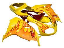 Suzuki TL1000R Fairings (1998-2003) Yellow, Flames at KingsMotorcycleFairings.com