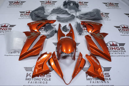 Suzuki GSX-8R Fairings (2024-2025) Orange, Silver from KingsMotorcycleFairings.com