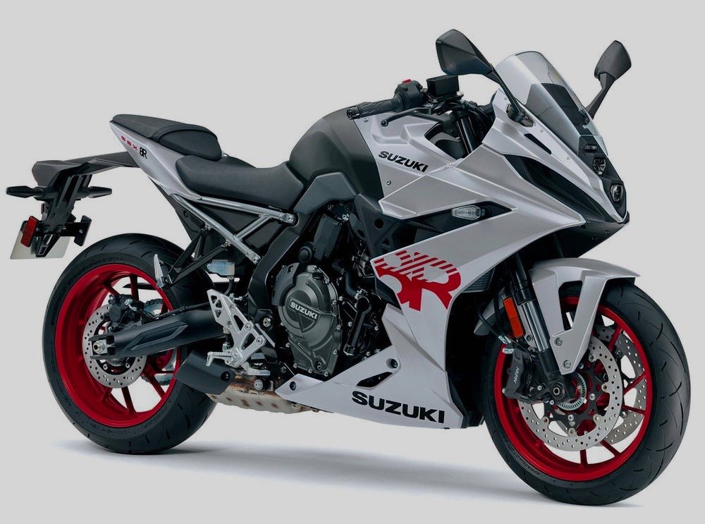 Suzuki GSX-8R Fairings (2024-2025) Silver Gloss, Black, Red at KingsMotorcycleFairings.com