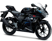 Suzuki GSX-R125 Fairings (2017-2025) Black, Blue at KingsMotorcycleFairings.com