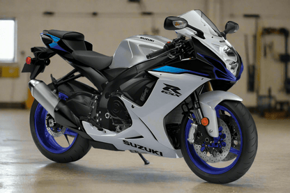 Suzuki GSX-R600 Fairings (2011-2024) Silver, Blue, Black from KingsMotorcycleFairings.com