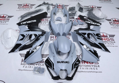 Suzuki GSXR1000 Fairing Kit (2017-2025) Matte Blue Gray at KingsMotorcycleFairings.com