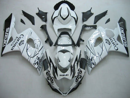 Suzuki GSXR1000 Fairings (2005-2006) White, Black, Alstare, Corona at KingsMotorcycleFairings.com