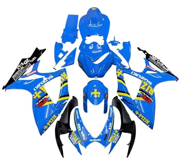 Suzuki GSXR600 Fairing Kit (2006-2007) Blue Rizla at KingsMotorcycleFairings.com