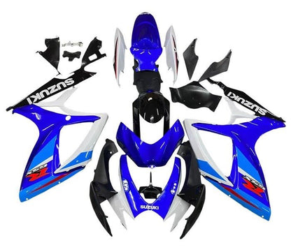 Suzuki GSXR600 Fairing Kit (2006-2007) White, Dual Blue, Red, Black at KingsMotorcycleFairings.com