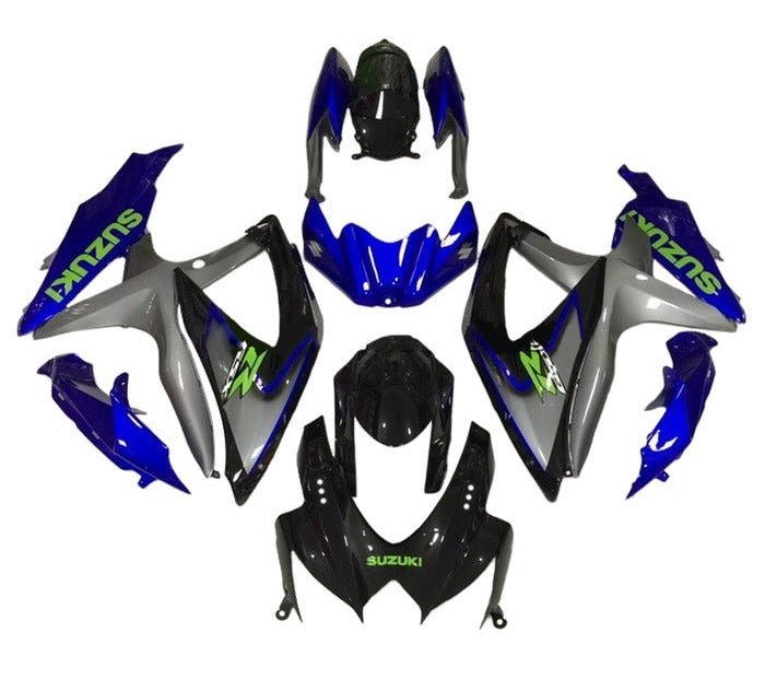 Suzuki GSXR750 Fairing Kit (2008-2010) Black, Gray, Blue, Green at KingsMotorcycleFairings.com