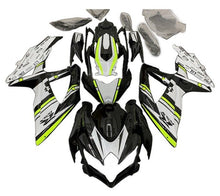 Suzuki GSXR750 Fairing Kit (2008-2010) Black, White, Neon Yellow at KingsMotorcycleFairings.com