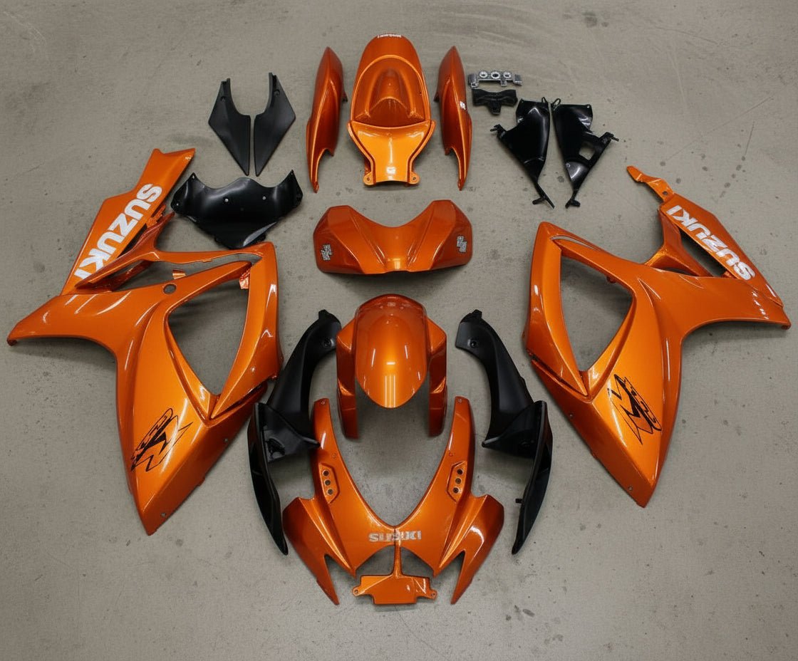 Suzuki GSXR750 Fairings (2006-2007) Orange Metallic at KingsMotorcycleFairings.com