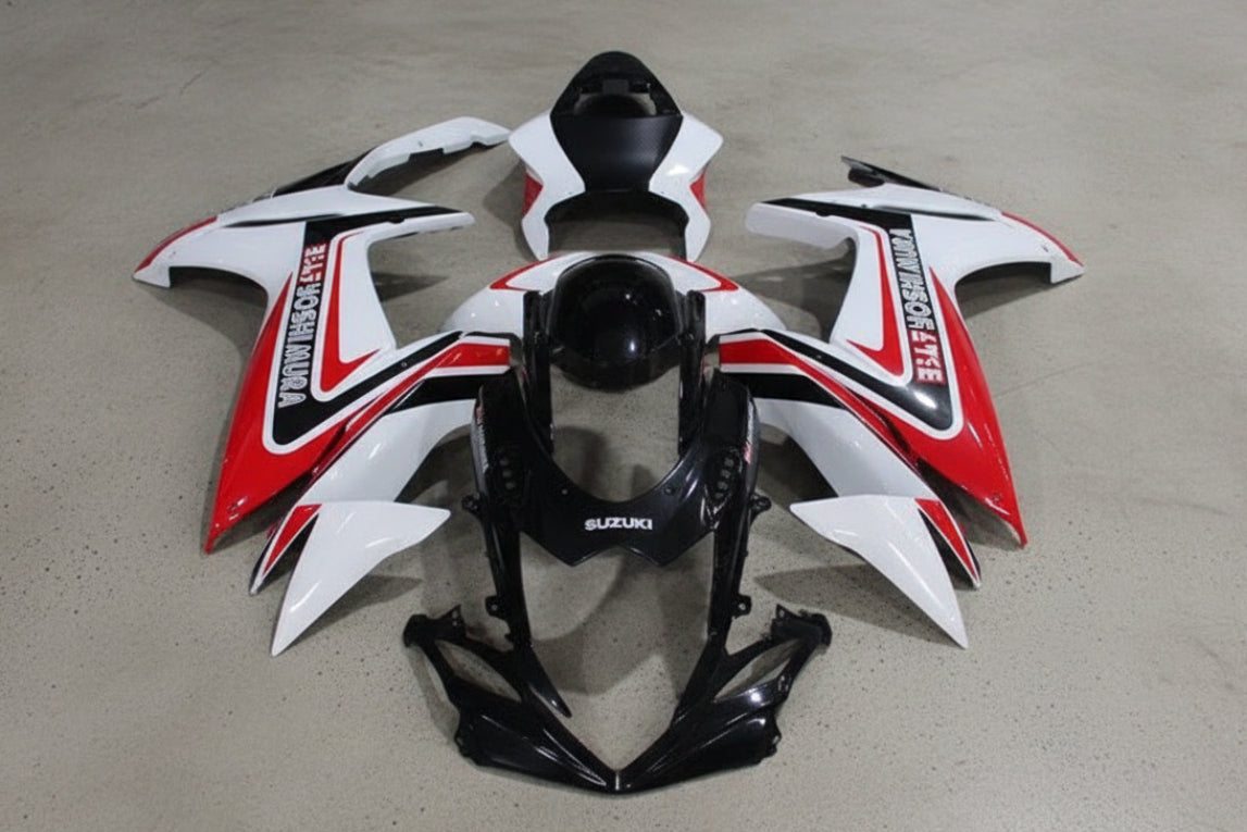 Suzuki GSXR750 Fairings (2011-2024) White, Black, Red, Yoshimura at KingsMotorcycleFairings.com