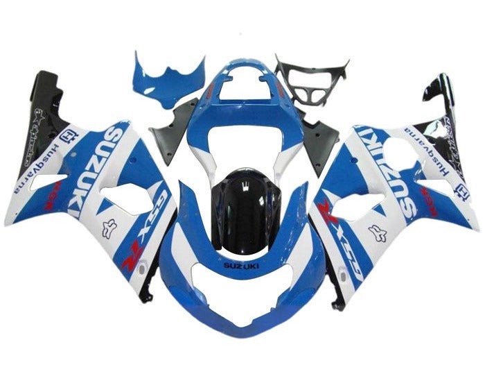 Suzuki GSXR 1000 Fairing Kit (2000-2002) White, Blue, Black, Red at KingsMotorcycleFairings.com