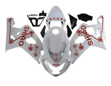 Suzuki GSXR 600 Fairing Kit (2004-2005) White, Red, Shiro at KingsMotorcycleFairings.com