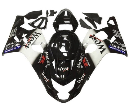 Suzuki GSXR 750 Fairing Kit (2004-2005) Black West at KingsMotorcycleFairings.com