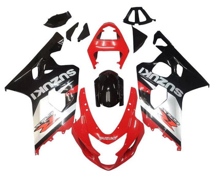Suzuki GSXR 750 Fairing Kit (2004-2005) Red, Silver, Black at KingsMotorcycleFairings.com