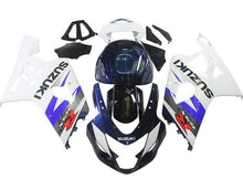 Suzuki GSXR 750 Fairing Kit (2004-2005) White, Dual Blue, Gray, Black at KingsMotorcycleFairings.com