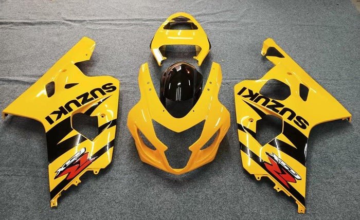 Suzuki GSXR 750 Fairing Kit (2004-2005) Yellow, Black, Red, White at KingsMotorcycleFairings.com