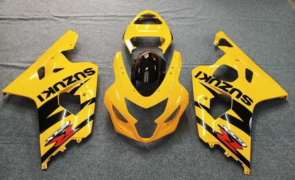 Suzuki GSXR 750 Fairing Kit (2004-2005) Yellow, Black, Red, White at KingsMotorcycleFairings.com