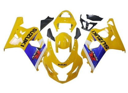 Suzuki GSXR 750 Fairing Kit (2004-2005) Yellow, Blue, White, Red at KingsMotorcycleFairings.com