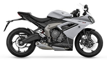 Triumph Daytona 660 Fairing Pieces (2024-2025) White, Black at KingsMotorcycleFairings.com