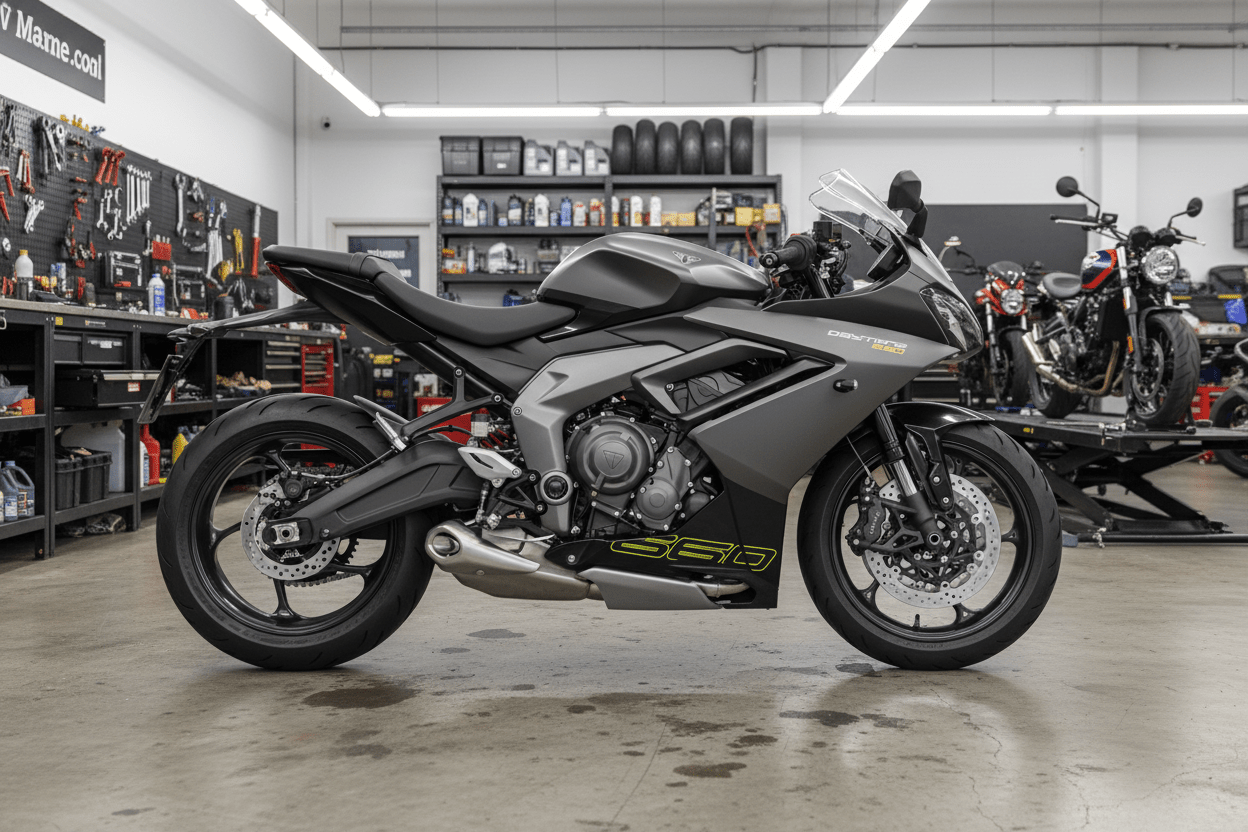 Triumph Daytona 660 Fairing Set (2024-2025) Matte Gray, Matte Black at KingsMotorcycleFairings.com