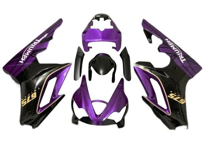 Triumph Daytona 675 Fairings (2009-2012) Purple, Black, Yellow at KingsMotorcycleFairings.com