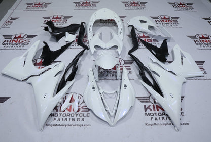 Triumph Daytona 675 Fairings (2013-2016) All Pearl White at KingsMotorcycleFairings.com