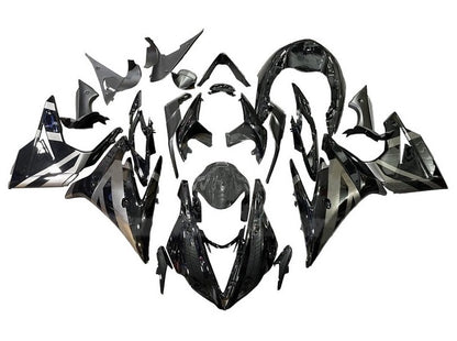 Triumph Daytona 675 Fairings (2013-2016) Black, Silver at KingsMotorcycleFairings.com