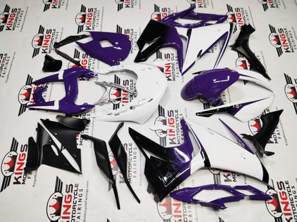 Triumph Daytona 675 Fairings (2013-2016) White, Dark Purple, Black from KingsMotorcycleFairings.com